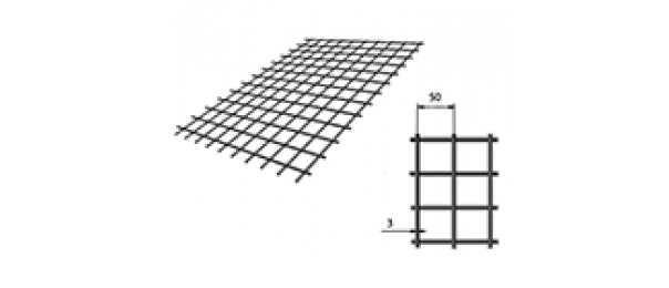 Сетка сварная (дорожная) 50х50х3мм 1х2м купить с доставкой в Рузе